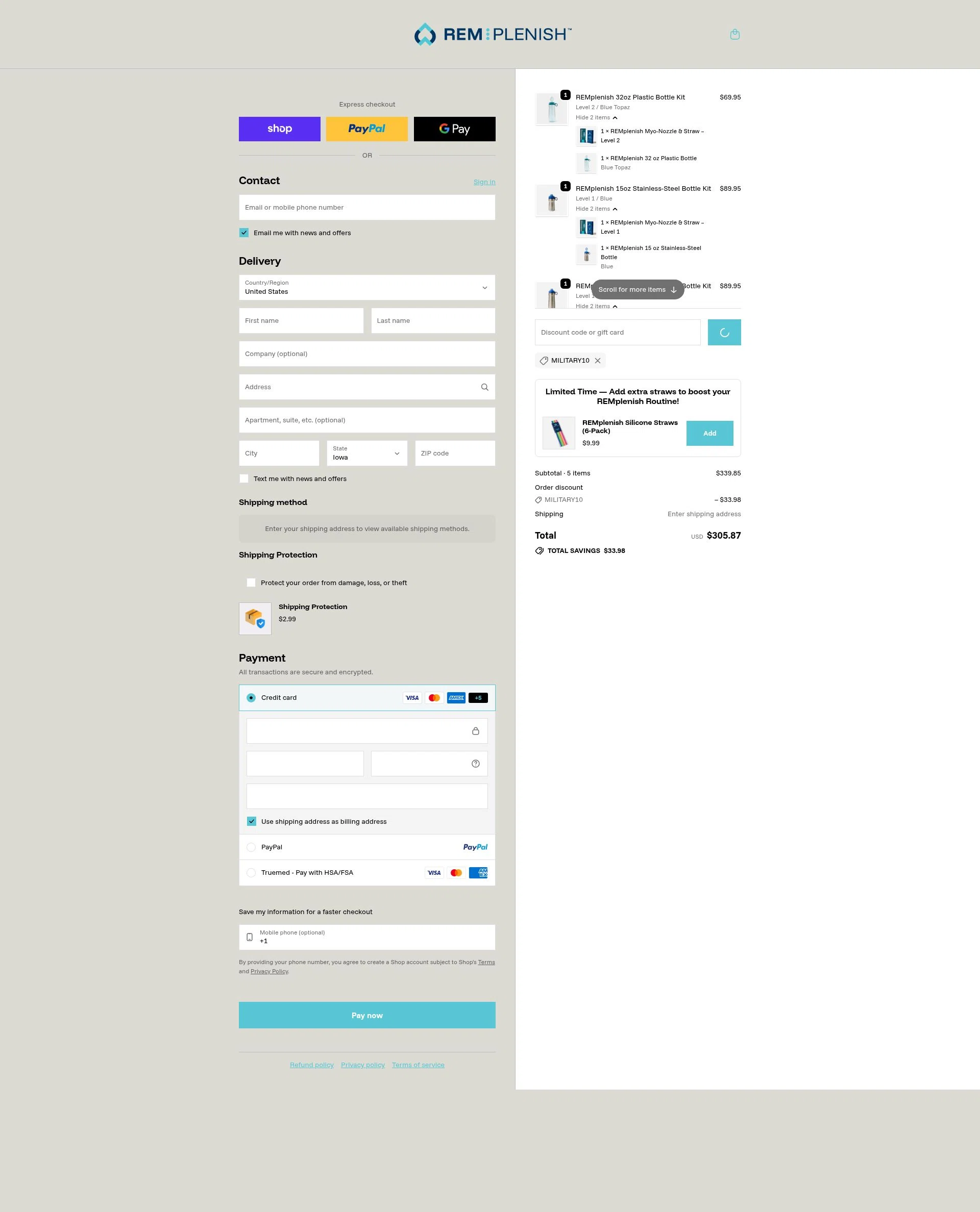 REMastered Sleep checkout page showing REMastered Sleep discount code box | Screenshot taken by SimplyCodes community member on Feb 9, 2026