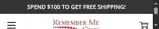 Remember Me Gifts coupon verification screenshot