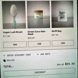 Blonde coupon verification screenshot