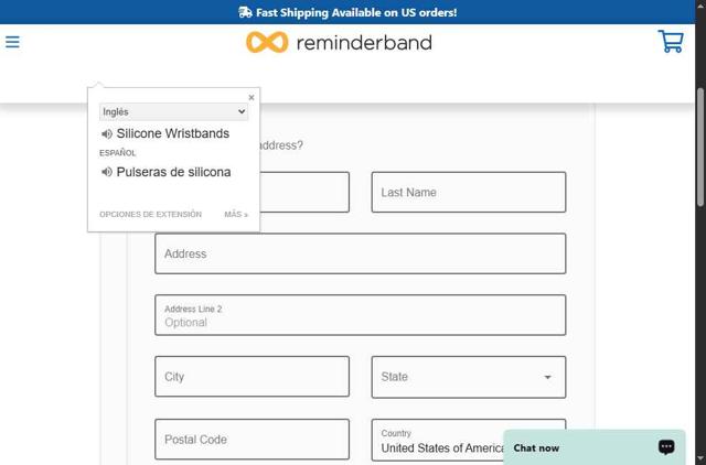 Reminderband checkout page showing Reminderband promo code box | Screenshot taken by SimplyCodes community member on May 10, 2025