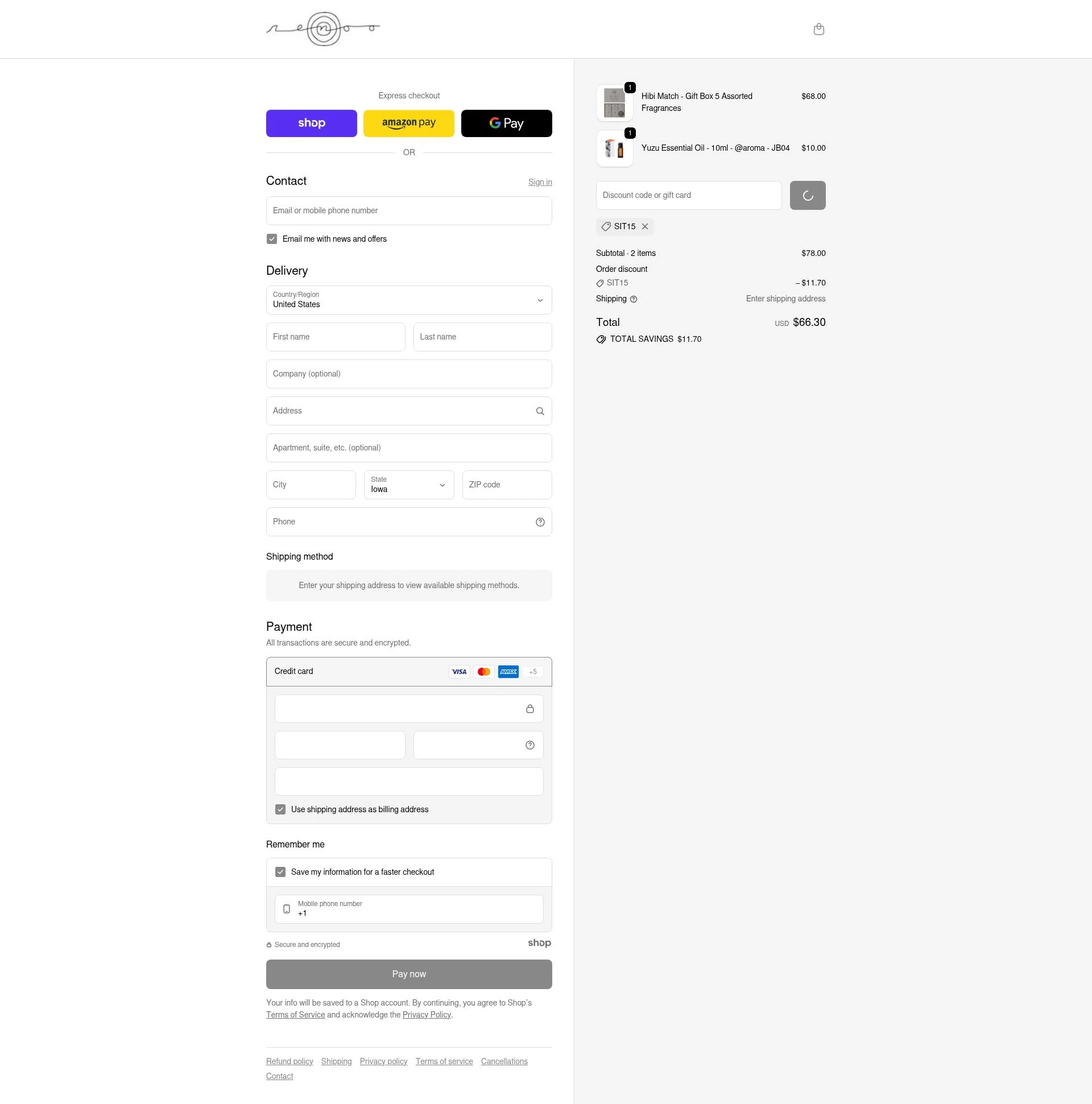 renoo.life checkout page showing renoo.life promo code box | Screenshot taken by SimplyCodes community member on Jan 1, 2026