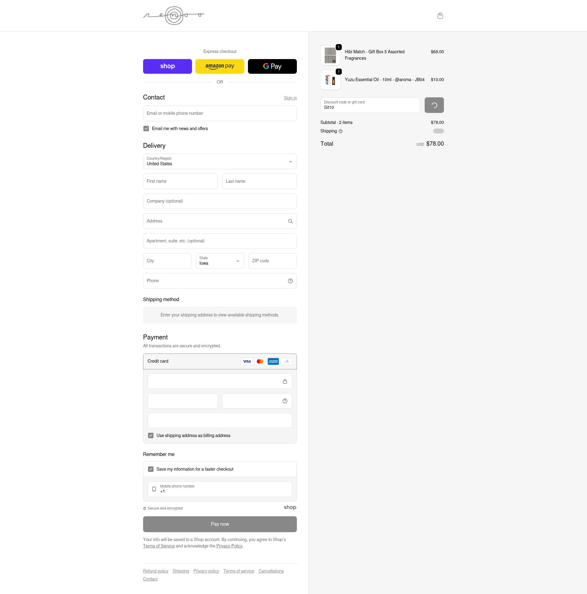 renoo.life checkout page showing renoo.life promo code box | Screenshot taken by SimplyCodes community member on Dec 22, 2025
