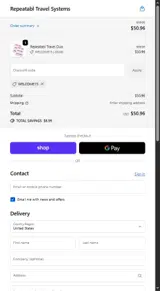 WELCOME15 coupon verification screenshot