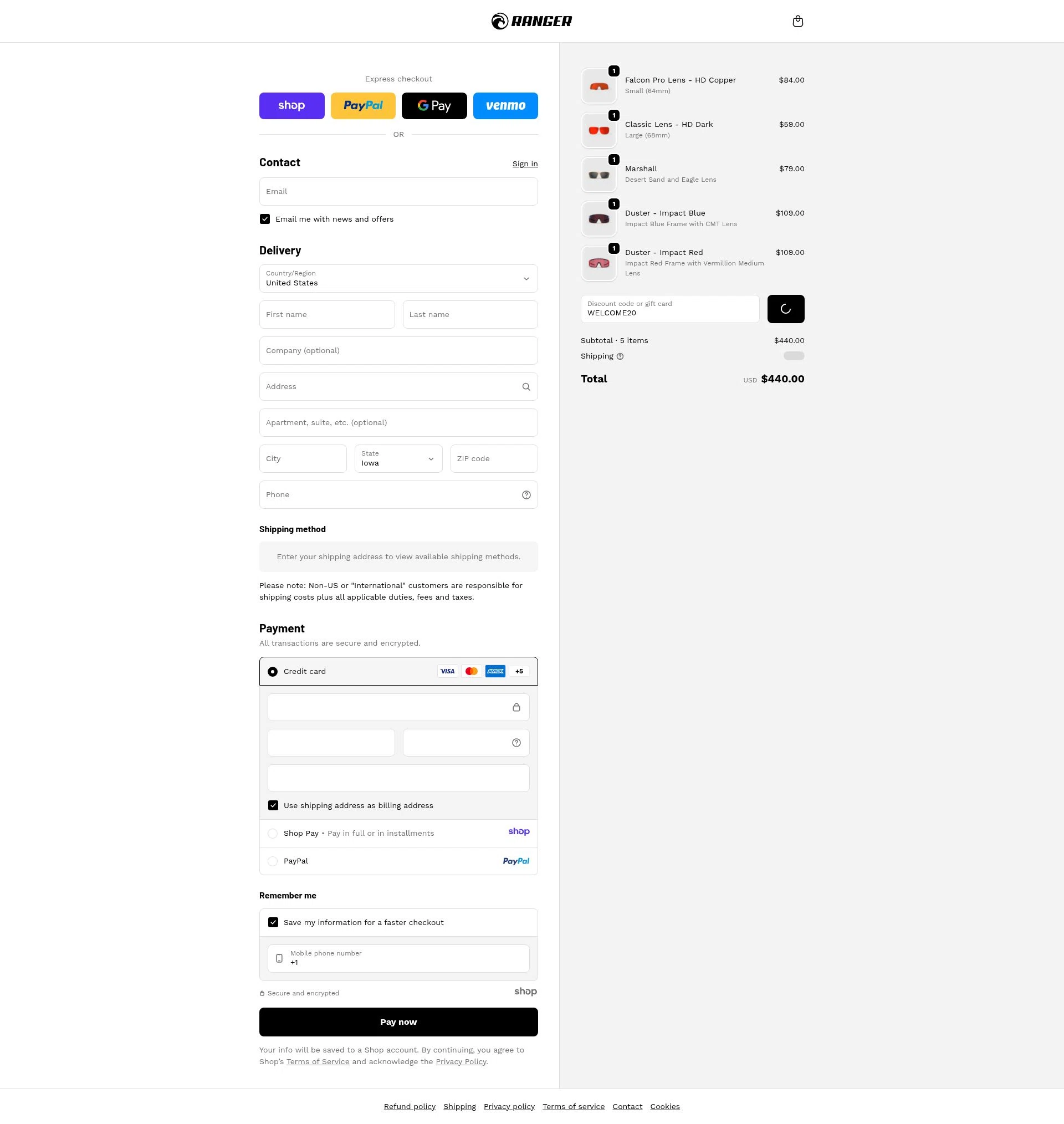 RE Ranger checkout page showing RE Ranger discount code box | Screenshot taken by SimplyCodes community member on Dec 29, 2025