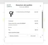 RDWELCOME15 coupon verification screenshot