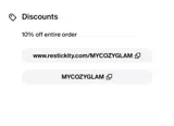 MYCOZYGLAM coupon verification screenshot