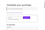 TAKE20! coupon verification screenshot