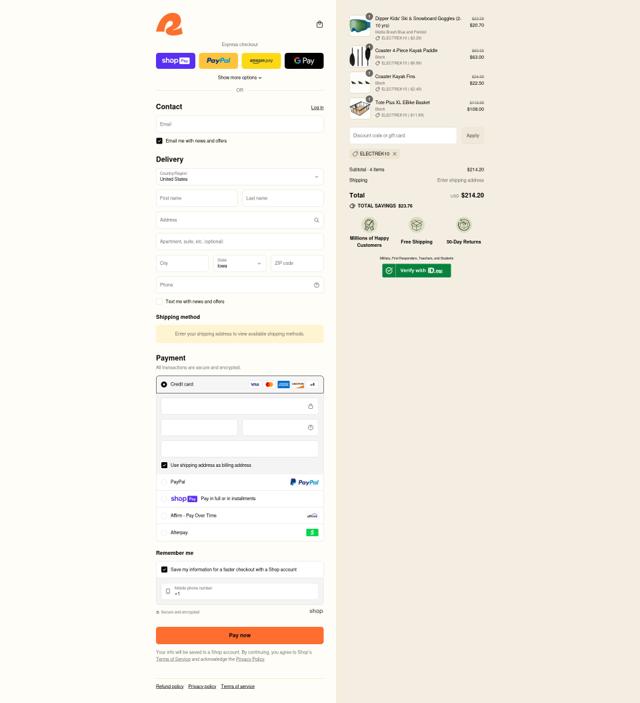 Retrospec checkout page showing Retrospec discount code box | Screenshot taken by SimplyCodes community member on Aug 4, 2025