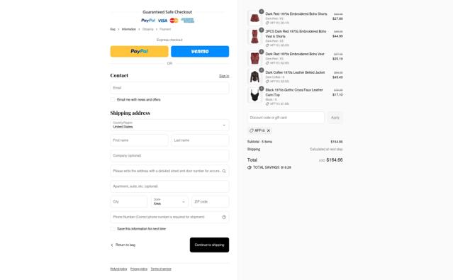 Retro Stage checkout page showing Retro Stage discount code box | Screenshot taken by SimplyCodes community member on Sep 12, 2025
