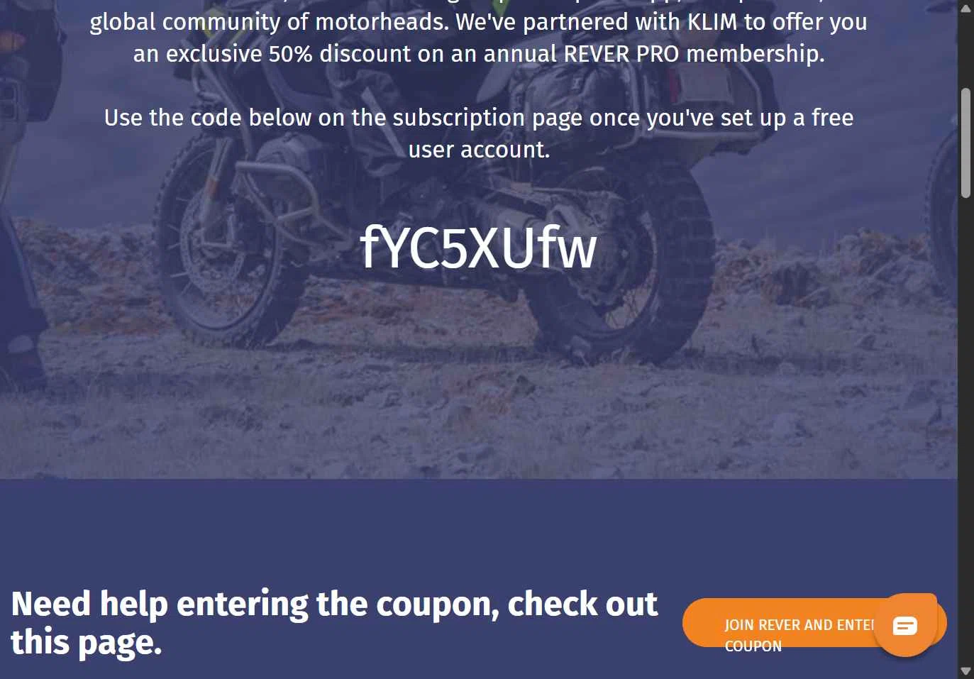 Rever checkout page showing Rever coupon code box | Screenshot taken by SimplyCodes community member on May 10, 2025