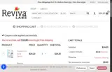REVIVA4U coupon verification screenshot