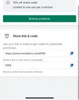 KRIS coupon verification screenshot