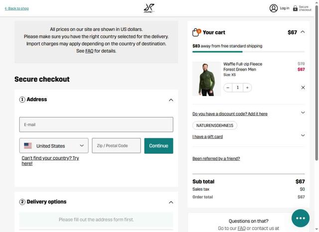 RevolutionRace checkout page showing RevolutionRace promo code box | Screenshot taken by SimplyCodes community member on Jul 24, 2025