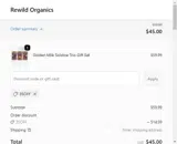 35off coupon verification screenshot