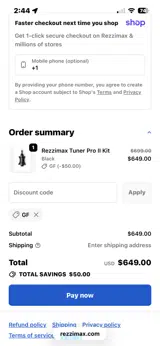 GF coupon verification screenshot