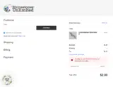Rhinestones Unlimited coupon verification screenshot