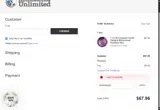 Rhinestones Unlimited coupon verification screenshot
