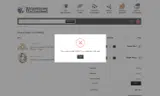 Rhinestones Unlimited coupon verification screenshot