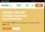 PIZZA3 coupon verification screenshot