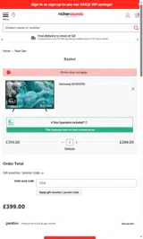 TV20 coupon verification screenshot