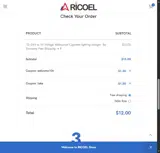 TAKE coupon verification screenshot