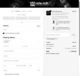 rich.rides10 coupon verification screenshot