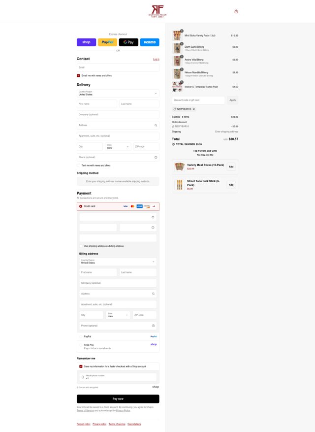 Righteous Felon checkout page showing Righteous Felon coupon code box | Screenshot taken by SimplyCodes community member on Sep 5, 2025