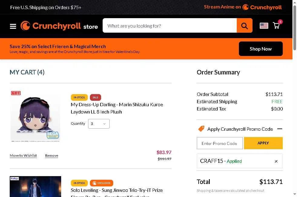 RightStuf checkout page showing RightStuf promo code box | Screenshot taken by SimplyCodes community member on Feb 5, 2026
