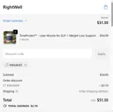RWsave5 coupon verification screenshot