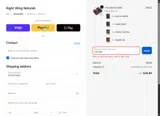 Right Wing Naturals coupon verification screenshot