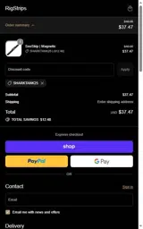SHARKTANK25 coupon verification screenshot