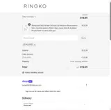 RINGKO coupon verification screenshot