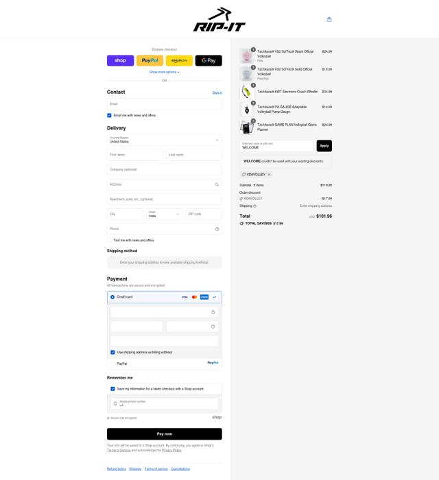 Ringor checkout page showing Ringor coupon code box | Screenshot taken by SimplyCodes community member on Sep 9, 2025