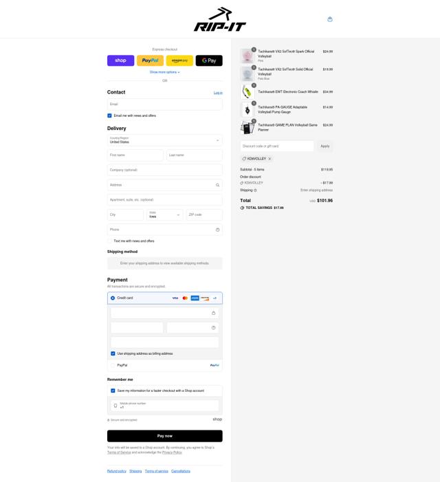 Ringor checkout page showing Ringor coupon code box | Screenshot taken by SimplyCodes community member on Sep 5, 2025