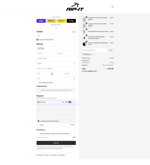 Ringor checkout page showing Ringor coupon code box | Screenshot taken by SimplyCodes community member on Sep 9, 2025