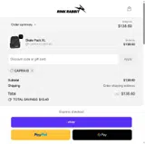 Rink Rabbit coupon verification screenshot