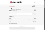 Risk Racing coupon verification screenshot