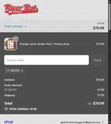 GILO10 coupon verification screenshot