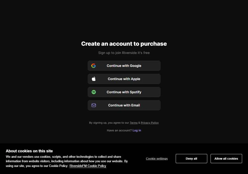 Riverside checkout page showing Riverside promo code box | Screenshot taken by SimplyCodes community member on Dec 17, 2025