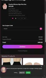 3TG44V coupon verification screenshot