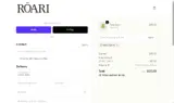 ROARI coupon verification screenshot