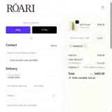 ROARI coupon verification screenshot