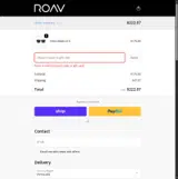 WELCOME10 coupon verification screenshot