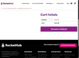RocketHub coupon verification screenshot