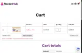 RocketHub coupon verification screenshot