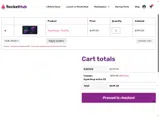 RocketHub coupon verification screenshot