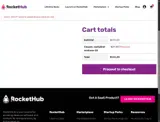 RocketHub coupon verification screenshot