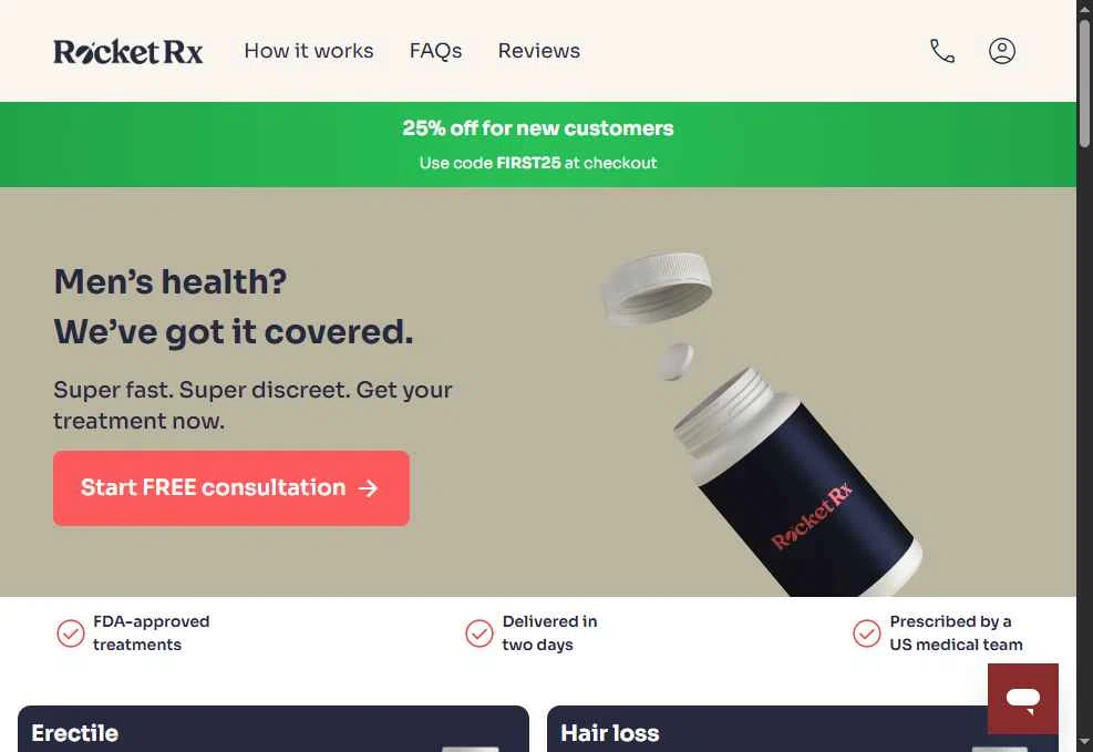 RocketRX checkout page showing RocketRX promo code box | Screenshot taken by SimplyCodes community member on Jan 30, 2026