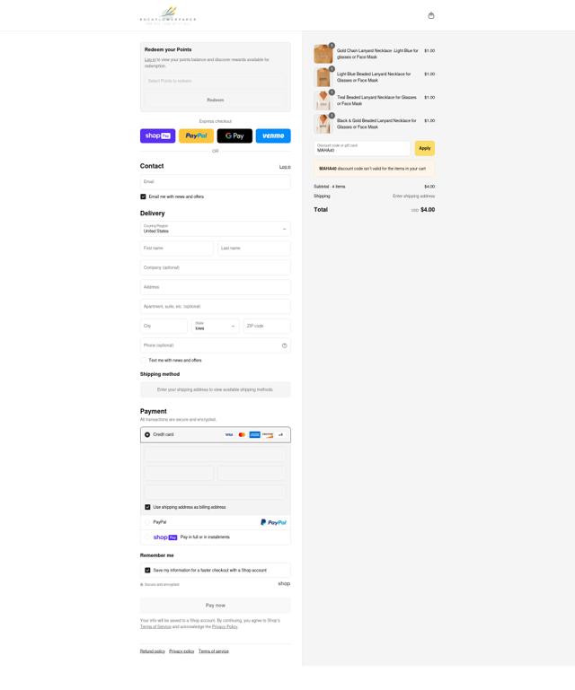 Rockflowerpaper checkout page showing Rockflowerpaper promo code box | Screenshot taken by SimplyCodes community member on Aug 12, 2025