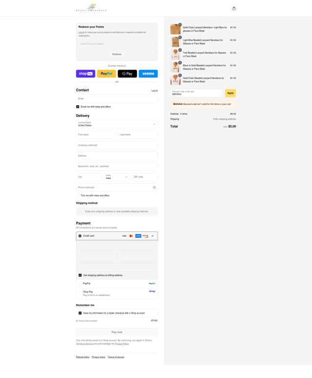 Rockflowerpaper checkout page showing Rockflowerpaper promo code box | Screenshot taken by SimplyCodes community member on Aug 21, 2025